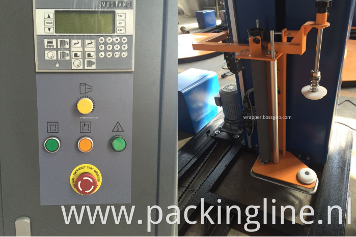 Factory Sale Pallet Wrapping Machine (control panel and film carriage)